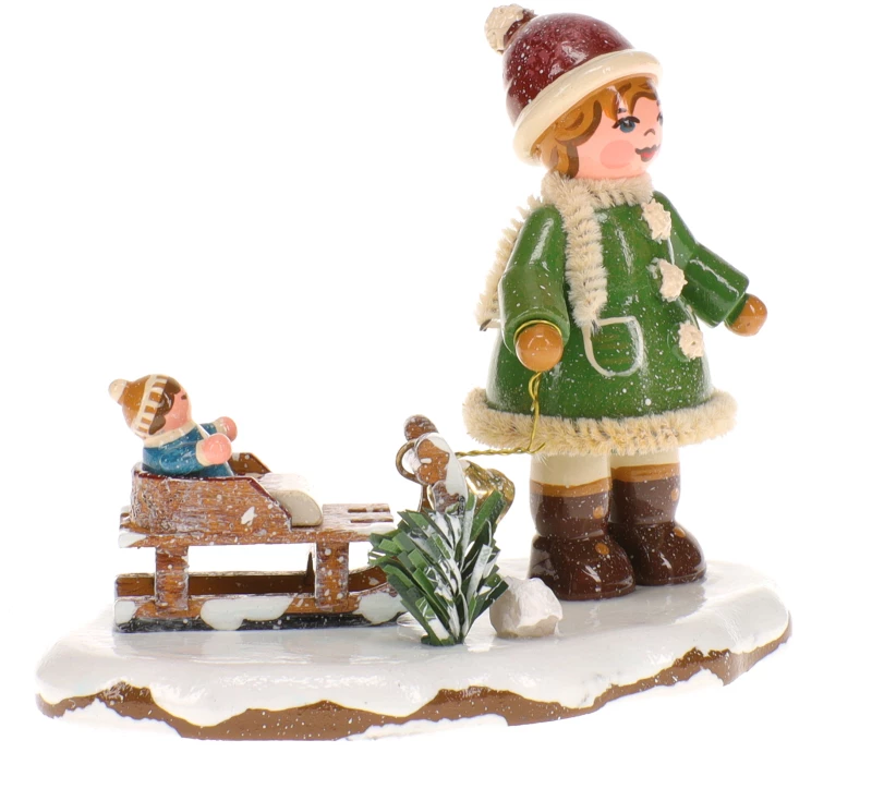 Neuheit 2021 es schneit 585-110h01063 Hubrig Winterkinder Oh es schneit 