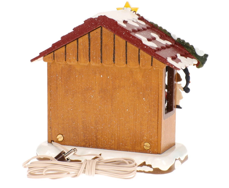 Hubrig  Winterkinder  Haus Geschenkehäusel  elektrisch beleuchtbar 10 cm 