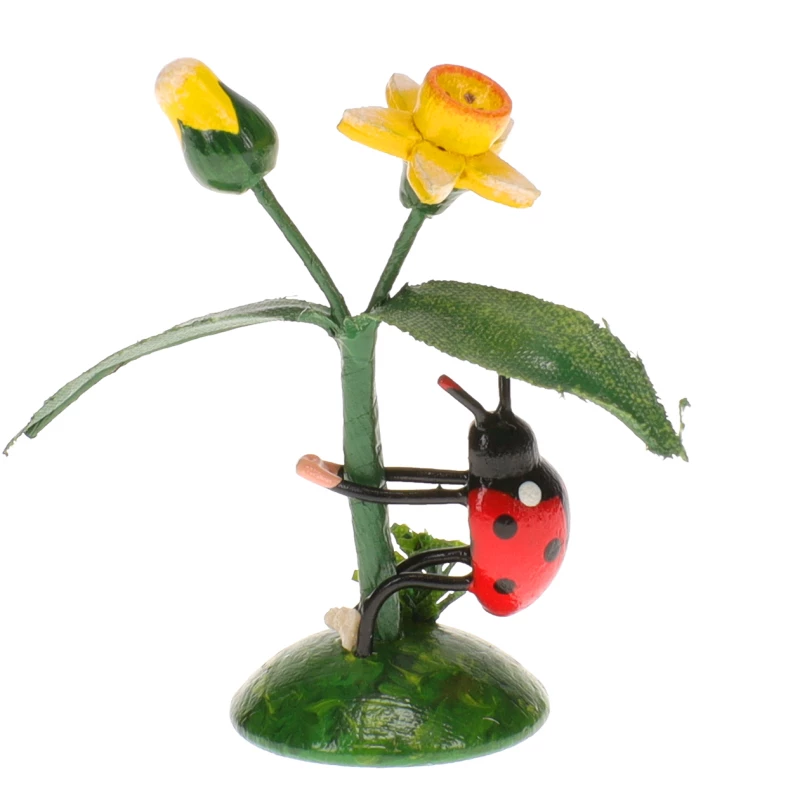 Hubrig Marienkäfer mit Narzisse 303h0001 