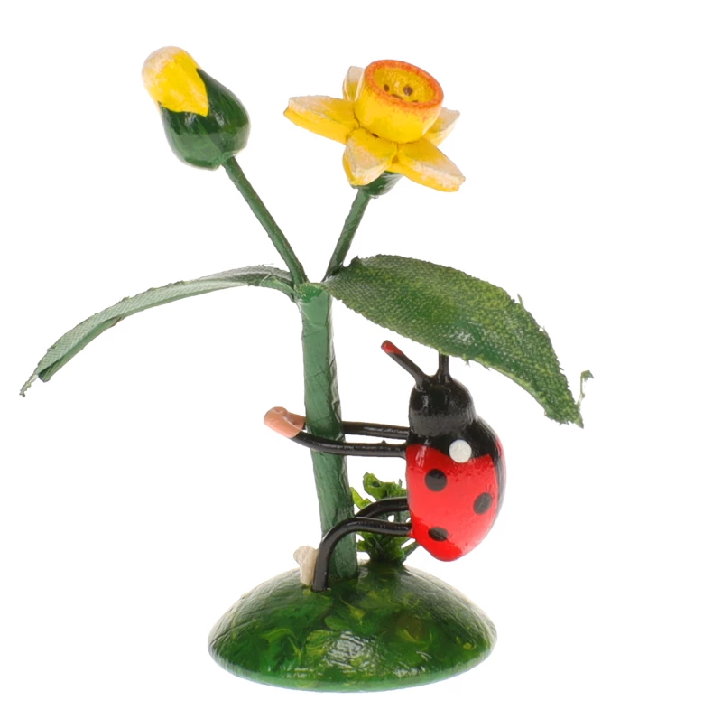 Hubrig Marienkäfer mit Narzisse 303h0001