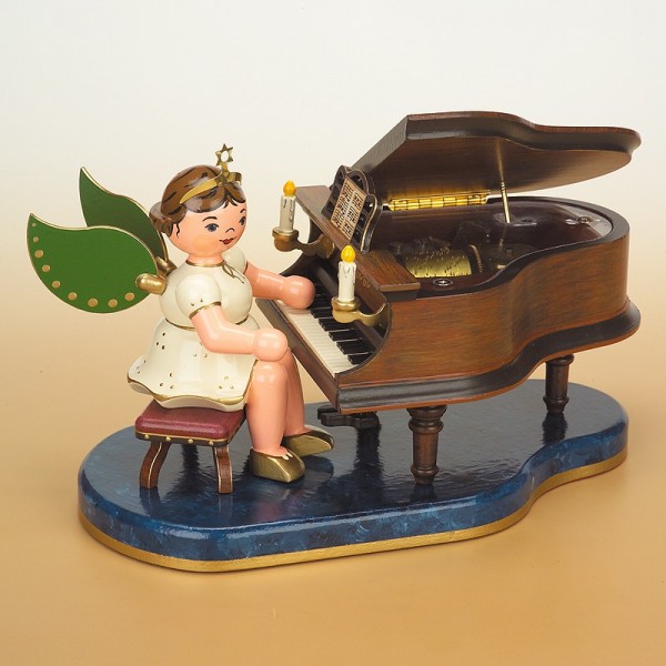Hubrig Engel am Klavier mit Spielwerk
