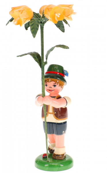 Hubrig Blumenkinder Junge mit Kaiserkrone