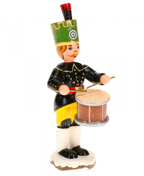 Hubrig Winterkinder Bergmann mit Trommel klein