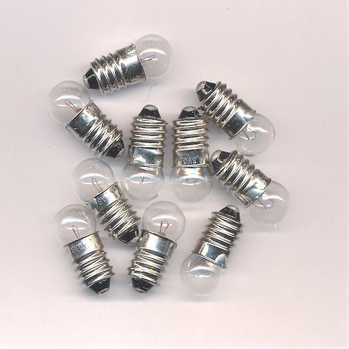 Hubrig - Glühlampe E10 4,8V 0,3W - 10 Stück