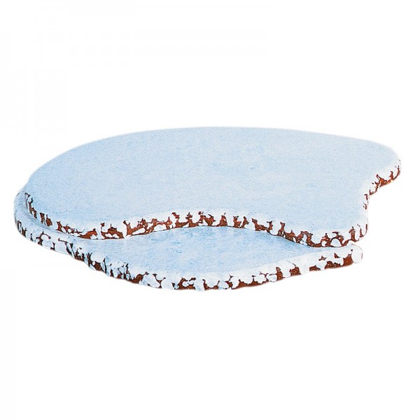 Hubrig Winterlandschaft Anbaulandschaft links 20 x 18cm