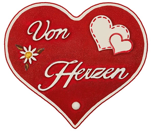 Hubrig Magnetpin Herzen - Von Herzen