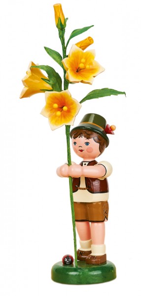 Hubrig Blumenkinder Junge mit Lilie