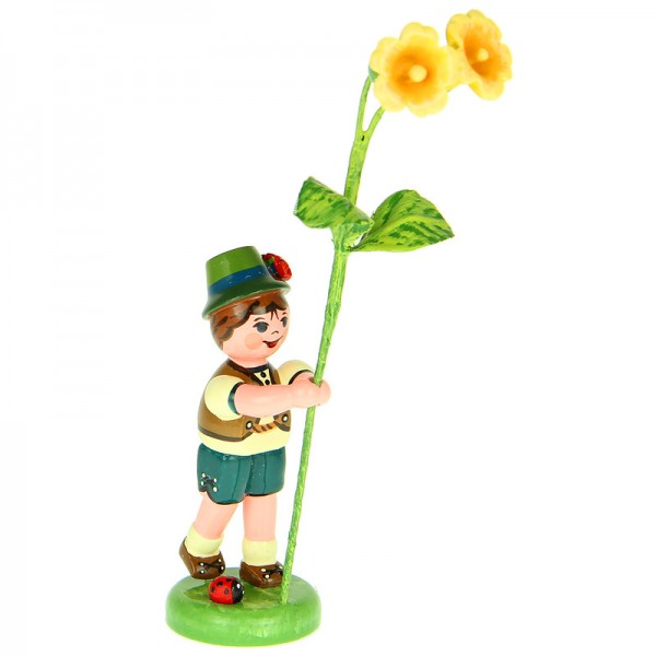Hubrig Blumenkinder Junge mit Schlüsselblume