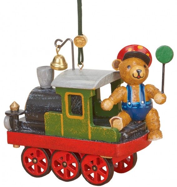 Hubrig Baumbehang Lok mit Teddy
