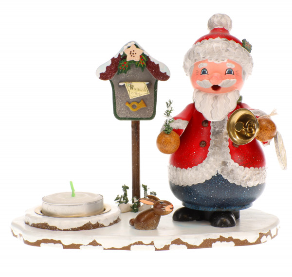 Hubrig Räucherwichtel Weihnachtsmann mit Teelicht