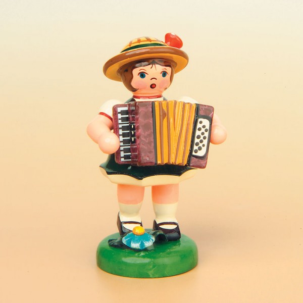 Hubrig Musikkinder Mädchen mit Akkordion