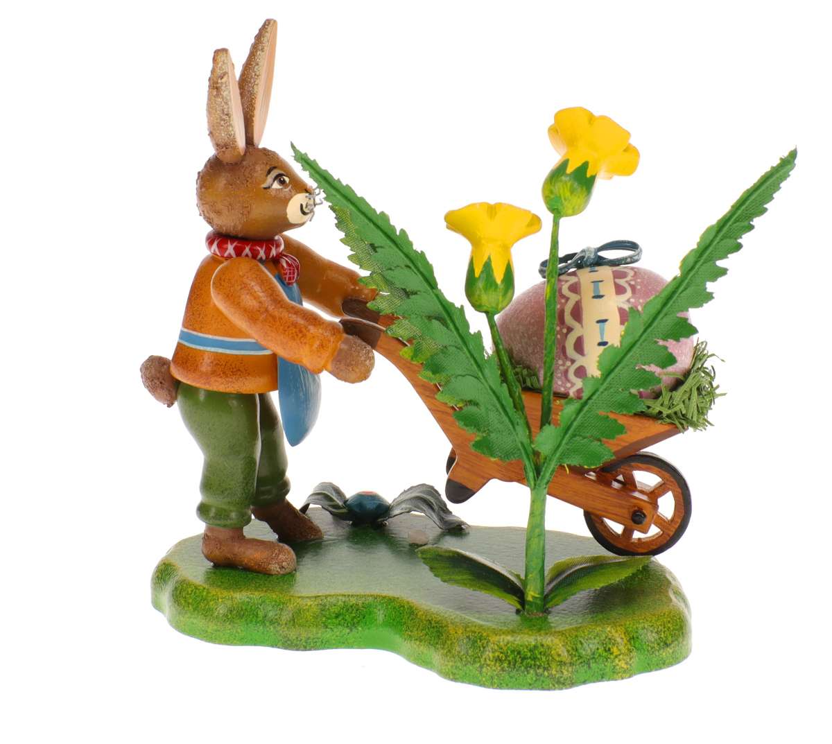 BLKWHT Osterhasen-Gartenflagge – 30,5x45,7 Cm, Doppelseitig, Jute, Wetterfest, Für Frühling Und Ostern