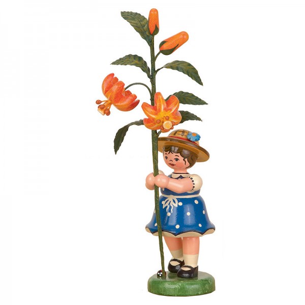 Hubrig Blumenkinder Mädchen mit Lilie
