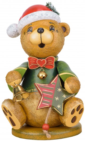 Hubrig Räuchermann Teddy Weihnachtsklaus 20cm