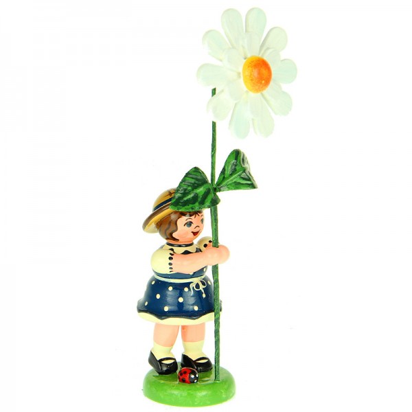 Hubrig Blumenkinder Mädchen mit Margerite