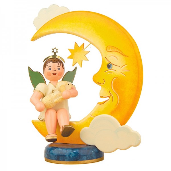 Hubrig Engel mit Mond und Schäfchen