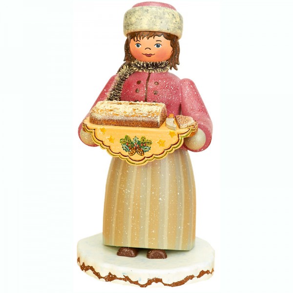Hubrig Räuchermann Winterkinder Stollenmädchen
