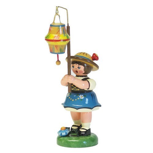 Hubrig Lampionkinder Mädchen mit kegelförmigem Lampion