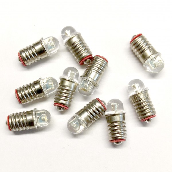 Hubrig LED Ersatzlämpchen E5,5 3,5V 10er Set