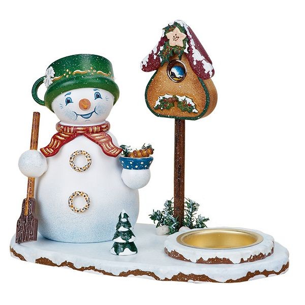 Hubrig Räucherwichtel Schneemann mit Teelicht