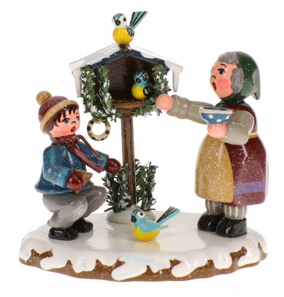 Hubrig Winterkinder Vogelfütterung