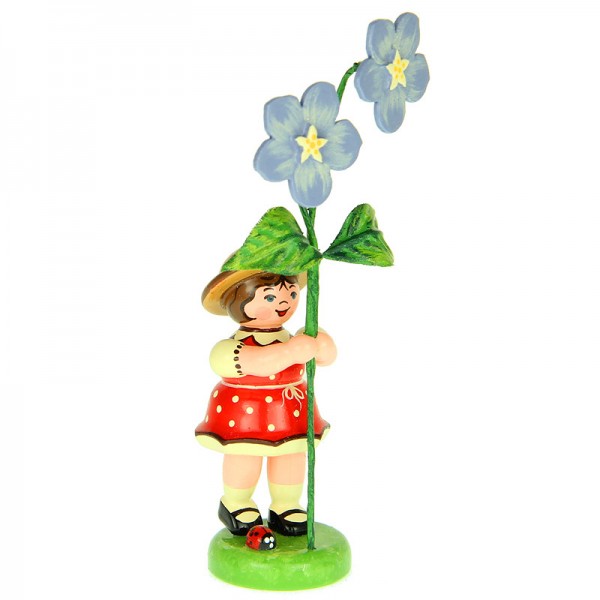 Hubrig Blumenkinder Mädchen mit Flachs