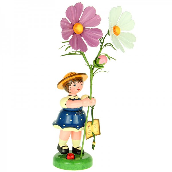 Hubrig Blumenkinder Mädchen mit Cosmea