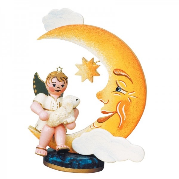 Hubrig Engelbub mit Mond und Schäfchen