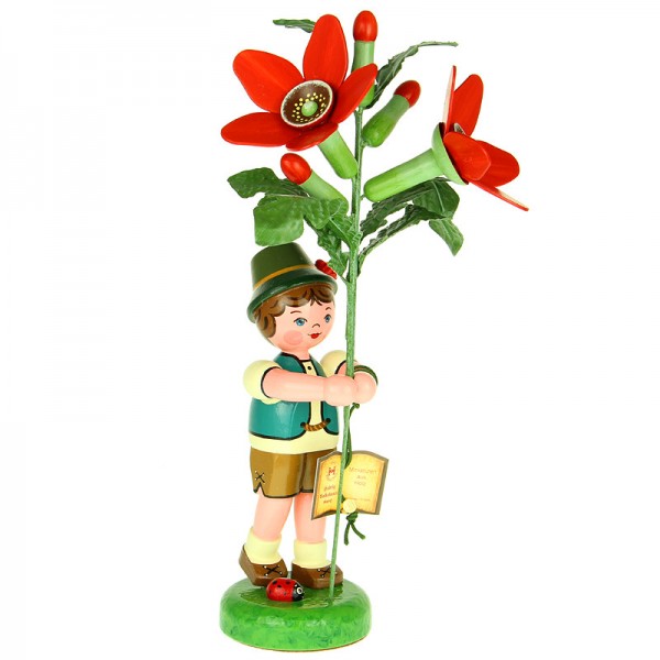 Hubrig Blumenkinder Junge mit Tabak
