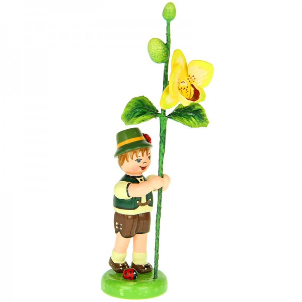 Hubrig Blumenkinder Junge mit Orchidee