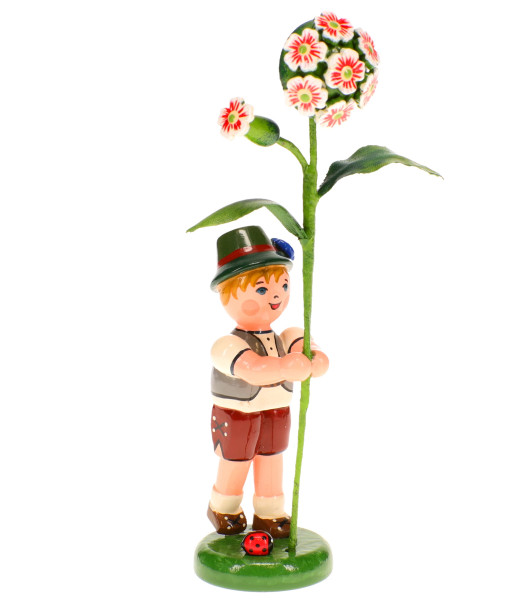 Hubrig Blumenkind Junge mit Bartnelke