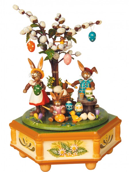 Hubrig Spieldose Fleißige Osterhasen