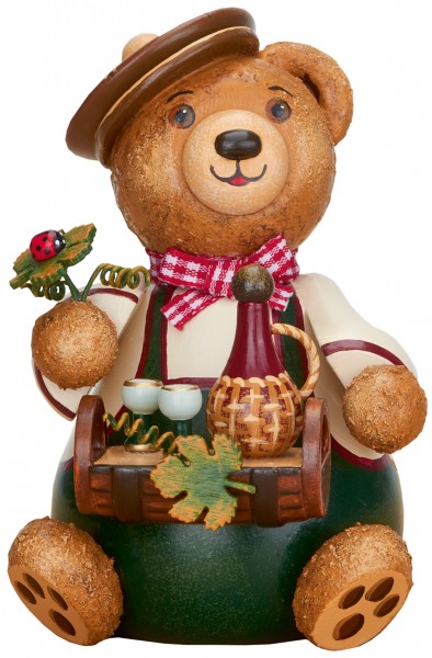 Hubrig Hubiduu ® - Teddy mit Herz - Weinliebhaber