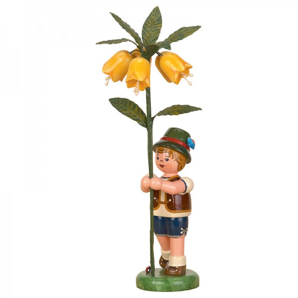 Hubrig Blumenkinder Junge mit Kaiserkrone