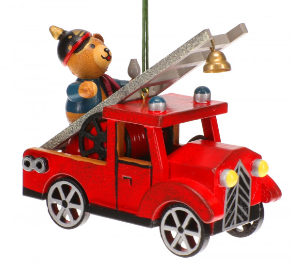 Hubrig Baumbehang Feuerwehr mit Teddy